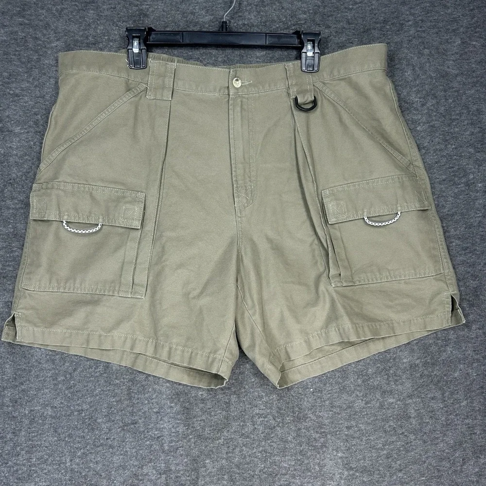 Columbia PFG Brewha Cargo shorts Mens 1X‎ Green Outdoor Fishing 7